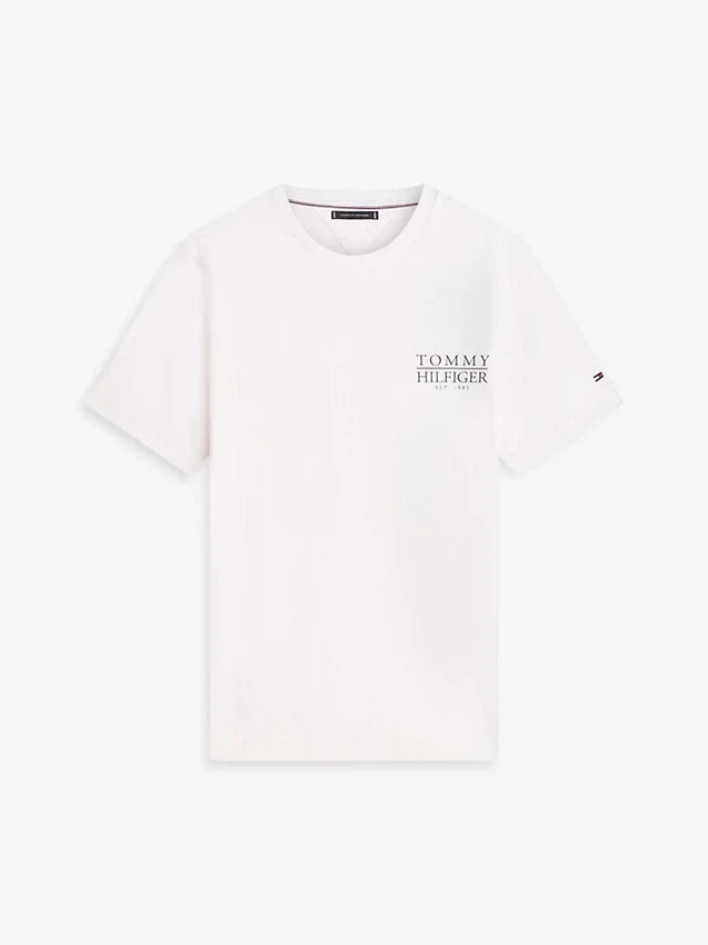 Back Logo Graphic Slub Cotton T-Shirt Back Logo Graphic Slub Cotton T-Shirt