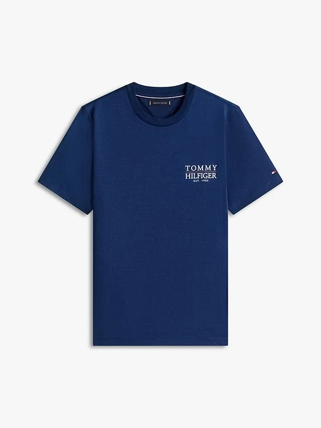 Back Logo Graphic Slub Cotton T-Shirt Back Logo Graphic Slub Cotton T-Shirt