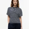 Batwing-Sleeve Crewneck T-Shirt