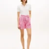 Belted Gingham Seersucker Short Belted Gingham Seersucker Short