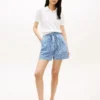 Belted Gingham Seersucker Short Belted Gingham Seersucker Short