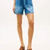 Belted High-Rise Denim Short Belted High-Rise Denim Short
