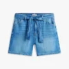 Belted High-Rise Denim Short Belted High-Rise Denim Short