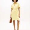 Belted Linen-Cotton Blend Shirtdress Belted Linen-Cotton Blend Shirtdress