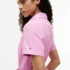 Belted Linen-Cotton Blend Shirtdress Belted Linen-Cotton Blend Shirtdress