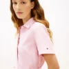 Belted Linen-Cotton Blend Shirtdress Belted Linen-Cotton Blend Shirtdress