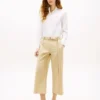 Belted Wide-Leg Chino