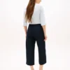 Belted Wide-Leg Chino