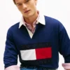 Big Flag Logo Rugby Sweatshirt Big Flag Logo Rugby Sweatshirt