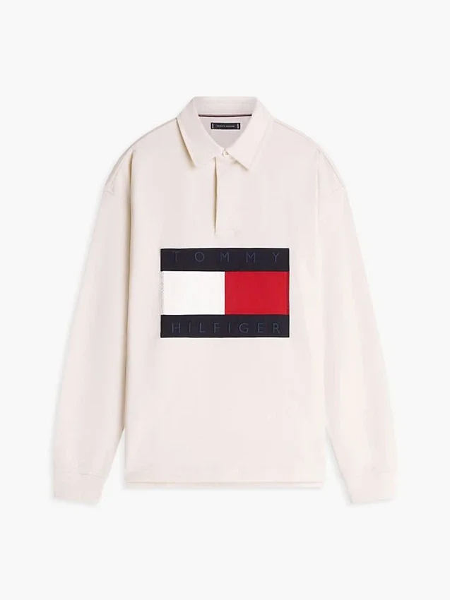 Big Flag Logo Rugby Sweatshirt Big Flag Logo Rugby Sweatshirt