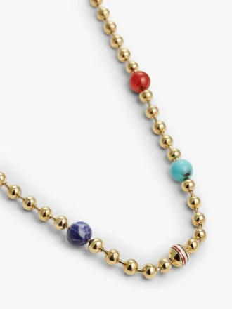 Boho Multicolor Beaded Necklace