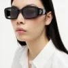 Bold Rectangular Frame Sunglasses Bold Rectangular Frame Sunglasses