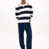 Breton Stripe Quarter-Zip Sweatshirt