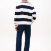 Breton Stripe Quarter-Zip Sweatshirt