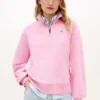 Brushed-Back Quarter-Zip Sweatshirt Brushed-Back Quarter-Zip Sweatshirt