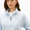 Brushed-Back Quarter-Zip Sweatshirt Brushed-Back Quarter-Zip Sweatshirt