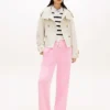 Brushed-Back Wide Leg Sweatpant