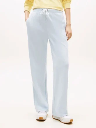 Brushed-Back Wide Leg Sweatpant