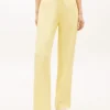 Brushed-Back Wide Leg Sweatpant
