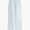 Brushed-Back Wide Leg Sweatpant