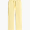 Brushed-Back Wide Leg Sweatpant