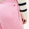 Brushed-Back Wide Leg Sweatpant