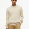 Cable Knit Crewneck Sweater Cable Knit Crewneck Sweater