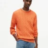 Cable Knit Crewneck Sweater Cable Knit Crewneck Sweater