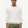Cable Knit Crewneck Sweater Cable Knit Crewneck Sweater