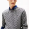 Cable Knit Crewneck Sweater Cable Knit Crewneck Sweater