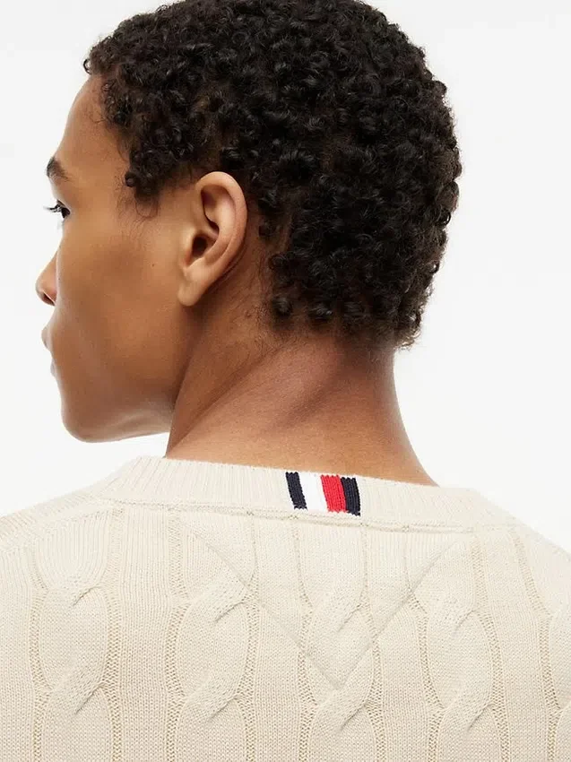Cable Knit Crewneck Sweater Cable Knit Crewneck Sweater