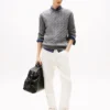 Cable Knit Crewneck Sweater Cable Knit Crewneck Sweater