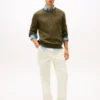 Cable Knit Crewneck Sweater Cable Knit Crewneck Sweater