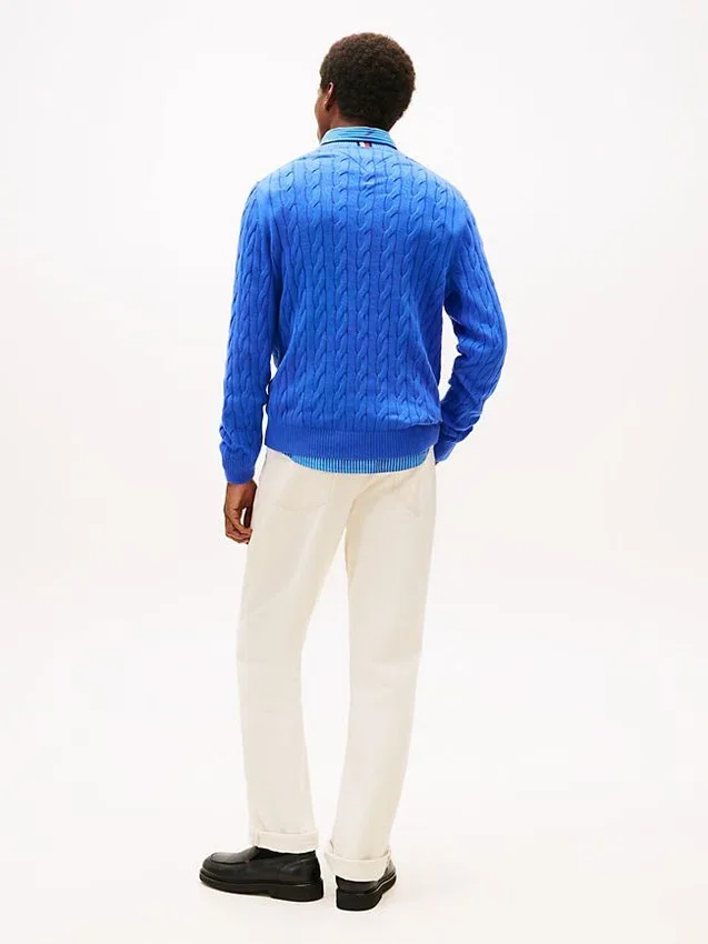 Cable Knit Crewneck Sweater Cable Knit Crewneck Sweater