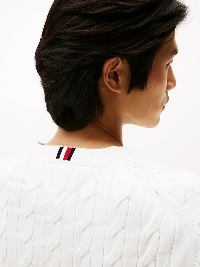 Cable Knit Crewneck Sweater Cable Knit Crewneck Sweater