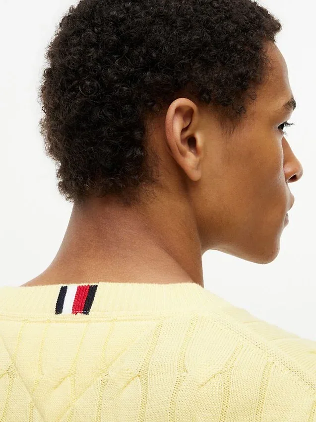 Cable Knit Crewneck Sweater Cable Knit Crewneck Sweater