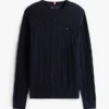 Cable Knit Crewneck Sweater Cable Knit Crewneck Sweater