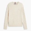 Cable Knit Crewneck Sweater Cable Knit Crewneck Sweater