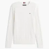 Cable Knit Crewneck Sweater Cable Knit Crewneck Sweater