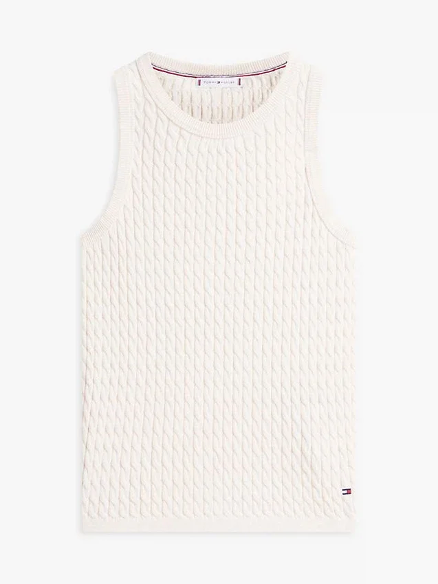 Cable Knit Sweater Tank Cable Knit Sweater Tank