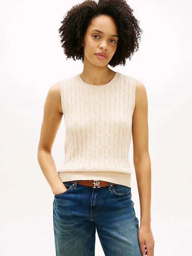 Cable Knit Sweater Vest Cable Knit Sweater Vest