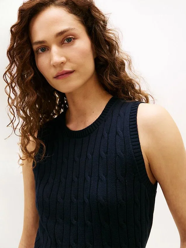 Cable Knit Sweater Vest Cable Knit Sweater Vest