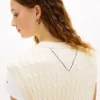 Cable Knit V-Neck Sweater Vest Cable Knit V-Neck Sweater Vest