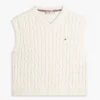 Cable Knit V-Neck Sweater Vest Cable Knit V-Neck Sweater Vest