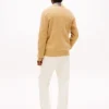 Cable Knit Zip Polo Cardigan