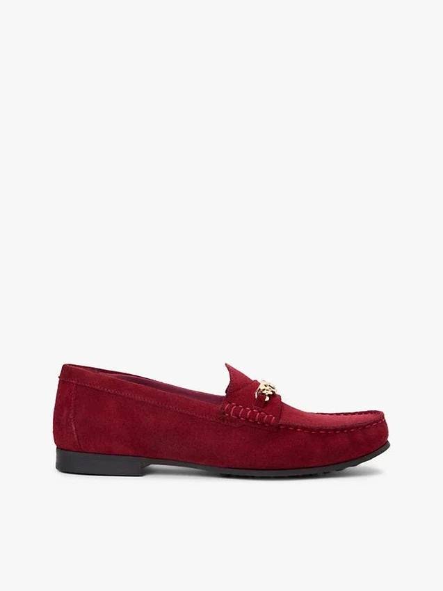Chain-Link Suede Loafer Chain-Link Suede Loafer