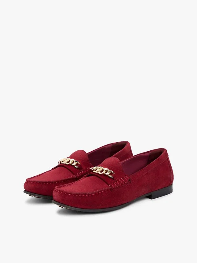 Chain-Link Suede Loafer Chain-Link Suede Loafer