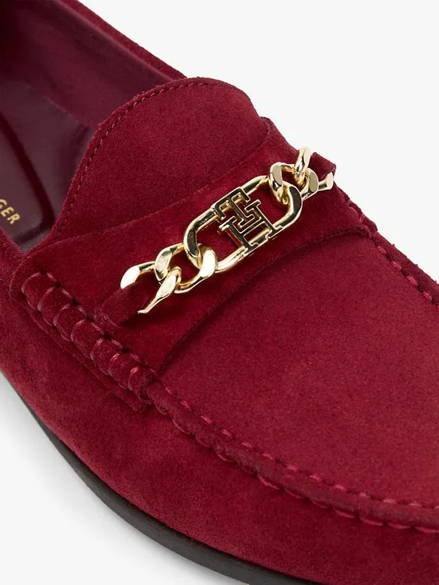 Chain-Link Suede Loafer Chain-Link Suede Loafer