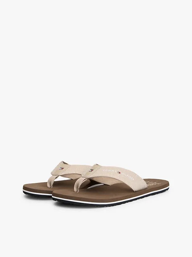 Chambray Linen Flip-Flop Chambray Linen Flip-Flop