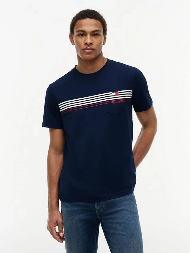 Chest Stripe Pocket T-Shirt Chest Stripe Pocket T-Shirt